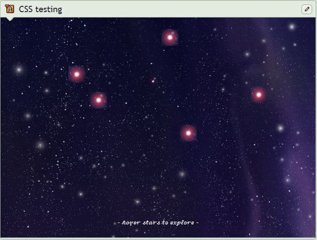 Css Starry Background Custom box: Starry Night II - interactive (CSS) by UszatyArbuz on ...