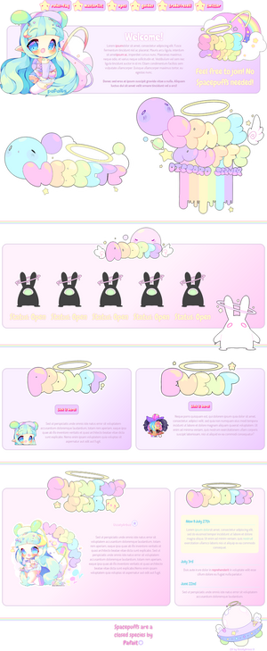Spacepuffs group skin by UszatyArbuz Spacepuffs group skin by UszatyArbuz