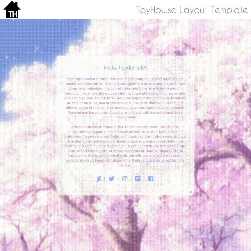 Toyhouse Html ToyHouse: Sakura (HTML) by UszatyArbuz on DeviantArt