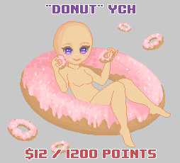 [OPEN] Animated YCH - Yummy Donut