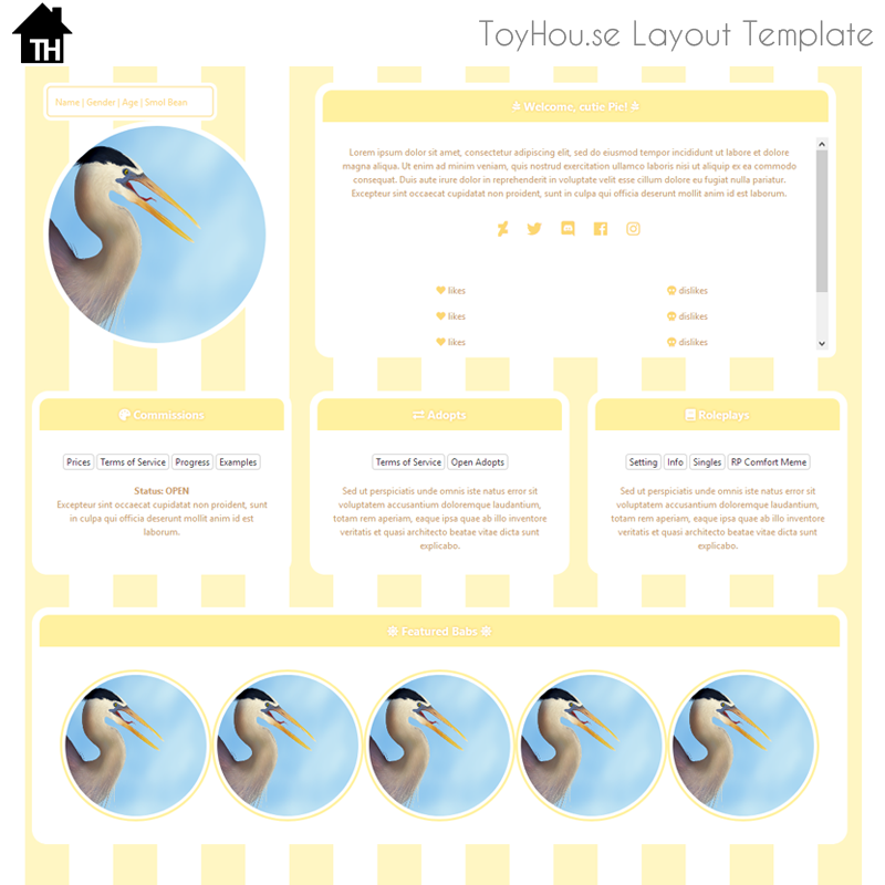 Toyhouse Html Tutorial ToyHouse: Buttercream (HTML) by UszatyArbuz on DeviantArt