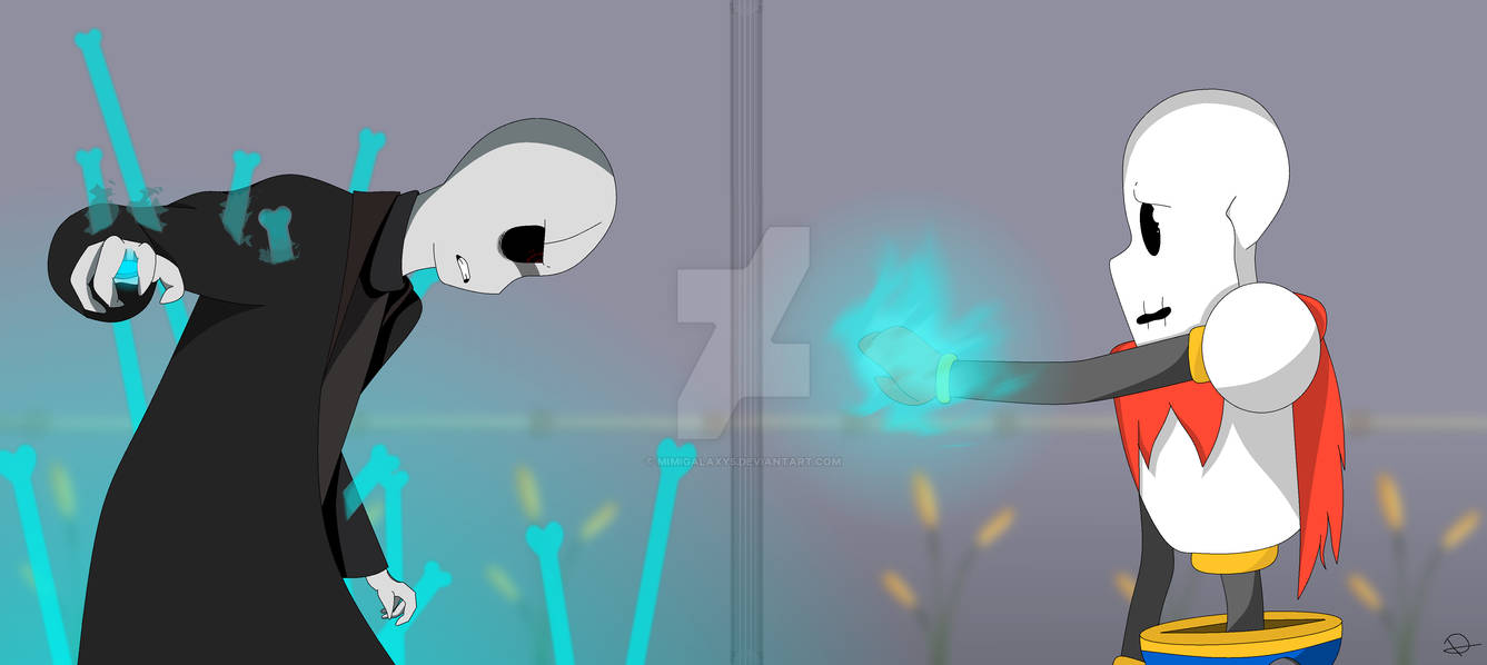 Glitchtale redraw, Gaster trapped by Papyrus by MimiGalaxy5 on DeviantArt