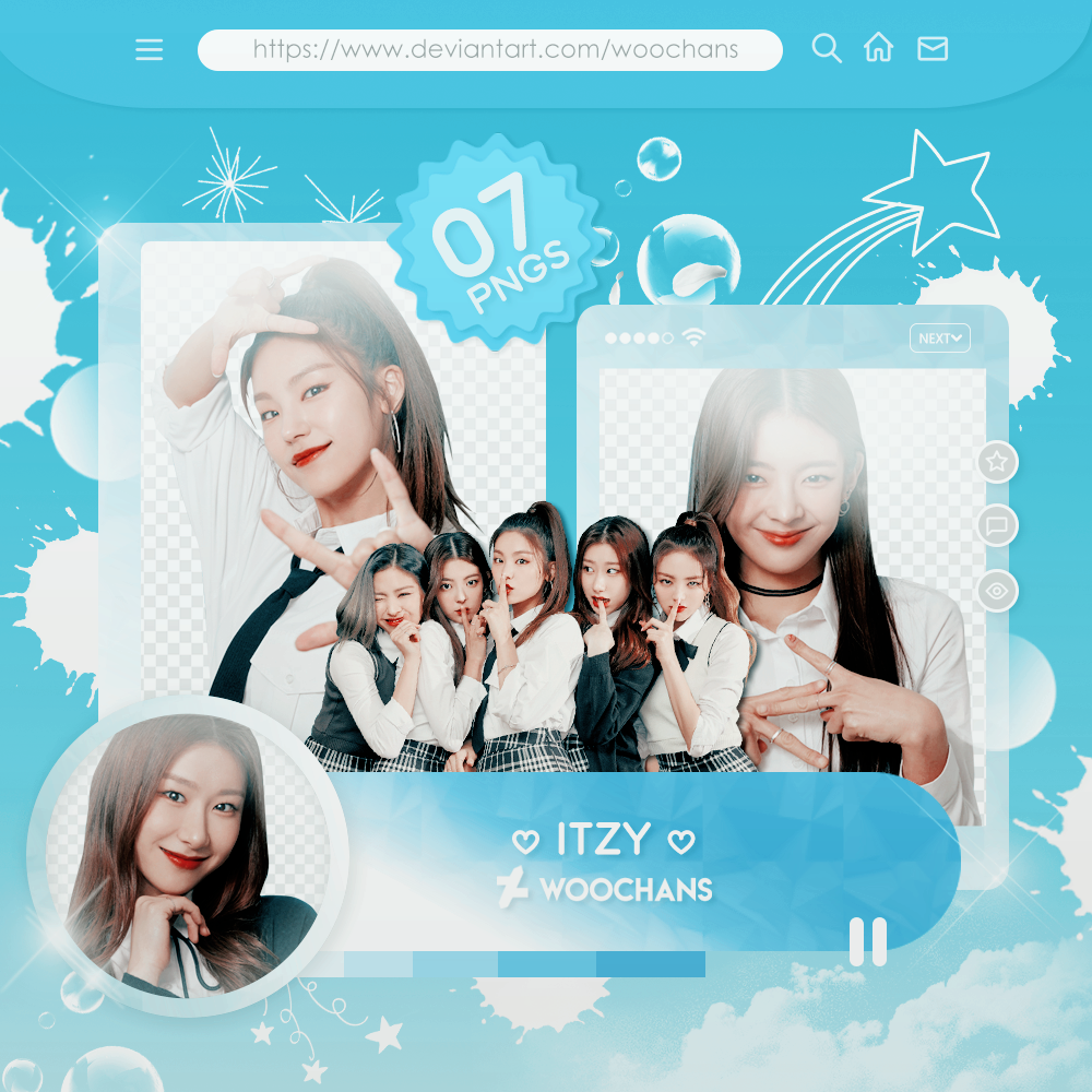 #383 PNG PACK [ITZY - Pikicast] by ungodlybee on DeviantArt