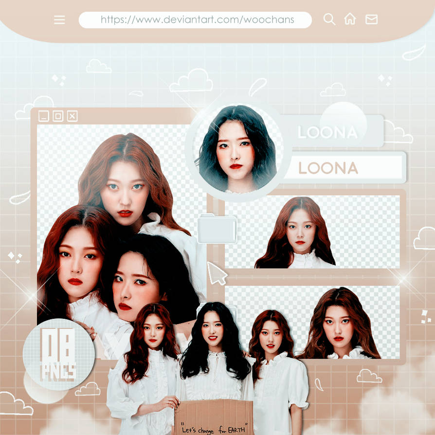 #439 PNG PACK [LOONA - KWAVE X 2-2] by ungodlybee on DeviantArt