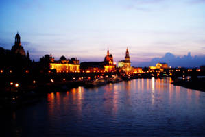 Dresden Altstadt by Night