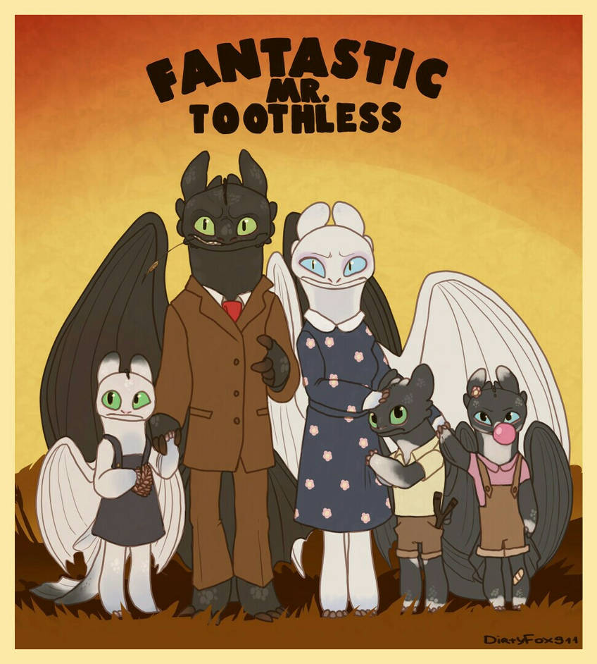 Fantastic Mr Toothless Family By DirtyFox911911 On DeviantArt fantastic-mr-toothless-family-by-dirtyfox911911-on-deviantart