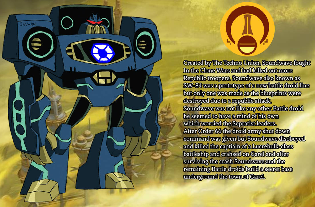 (Star Wars X Soundwave) Origins of Soundwave by Goji-Prime on DeviantArt