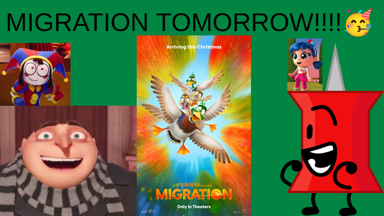 MIGRATION IS TOMORROW!!!! by IanKnowsArt on DeviantArt