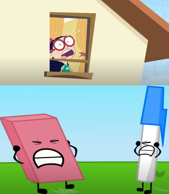Pen And Eraser React To Millie Crying