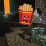 When Fries Plays Minecraft