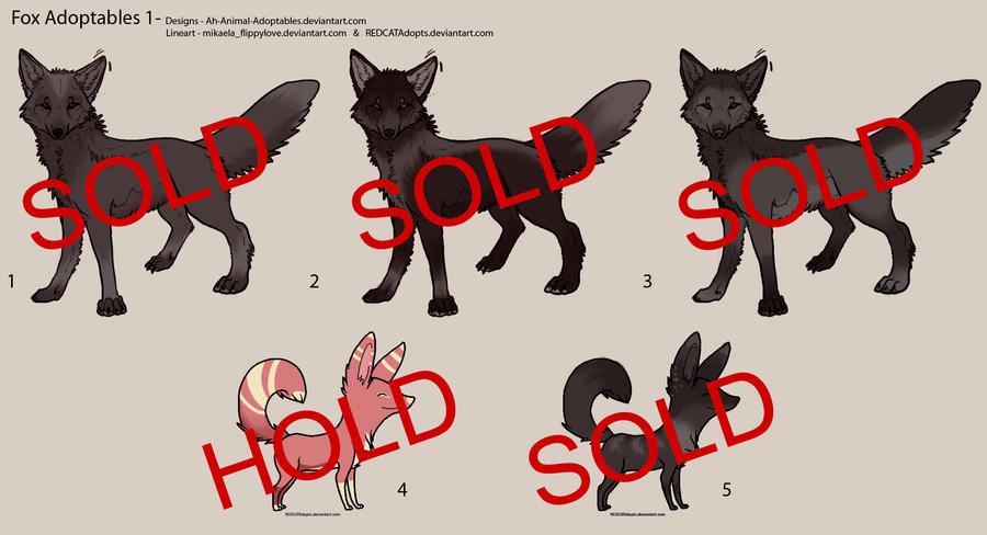 Fox Adaptables Fail Fox Adoptables 1 -CLOSED!- by Ah-Animal-Adoptables on DeviantArt