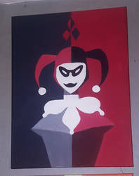 Harley Quinn Canvas Painting