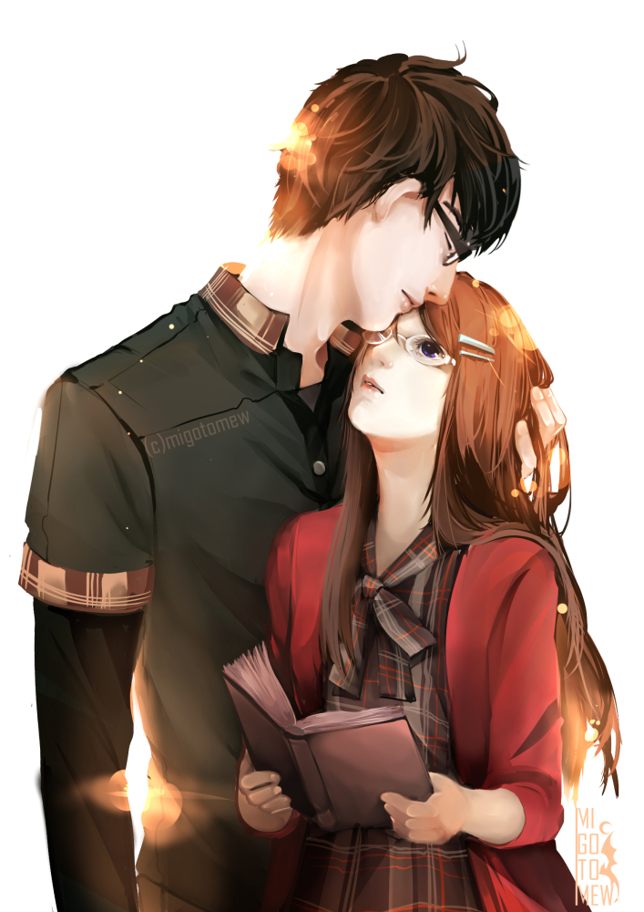 Forehead Kiss by Migotomew on DeviantArt Forehead Kiss by Migotomew on DeviantArt