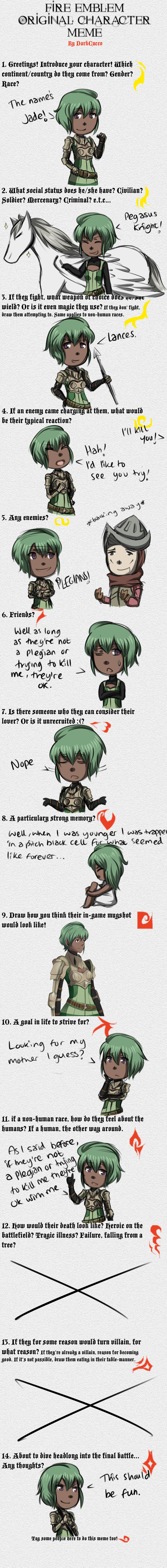 Fire Emblem OC Meme: Jade