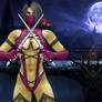 Mileena MK Deception Pose