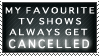 Cancelled TV Shows Stamp