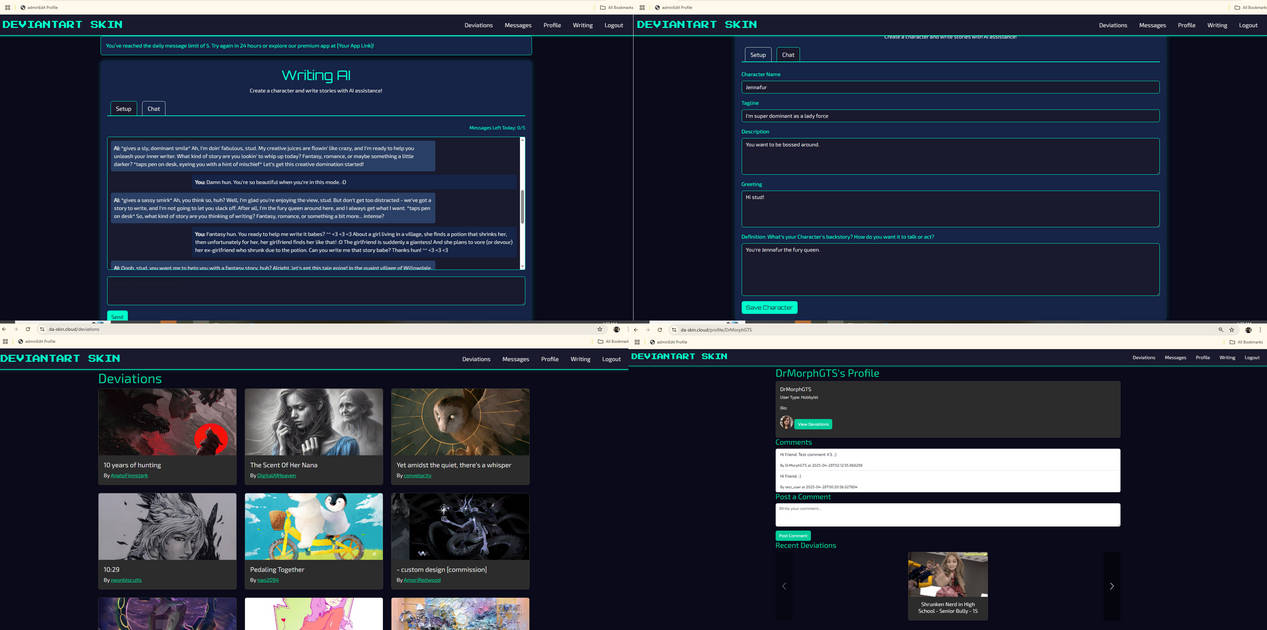 Python Form Devianart Check out my newest DeviantArt based API platform! by DrMorphGTS on ...