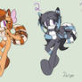 Pokemon themed Lemurhusky Adopts :CLOSED: