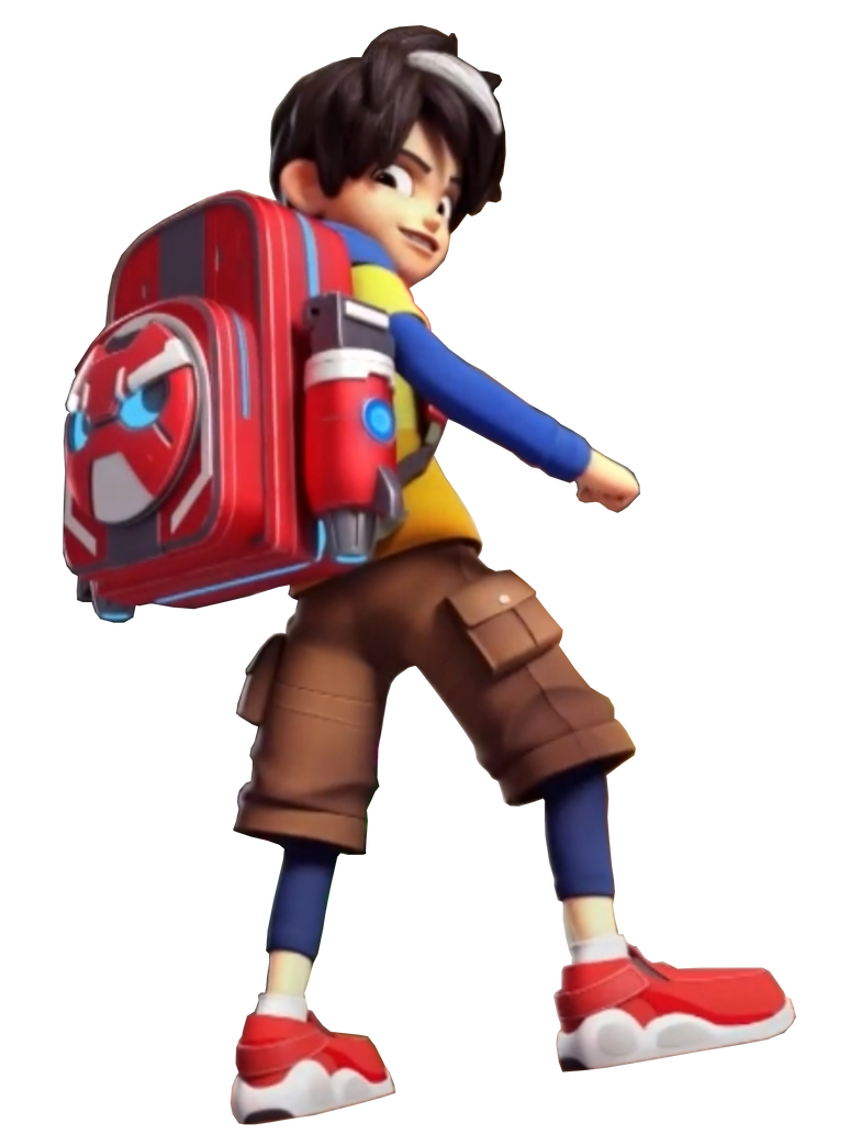 Mechabato Mechamato With Mechajet Bag In Season One by boyfermediaarts on DeviantArt