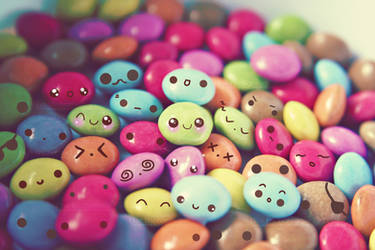 Cute faces wallpaper