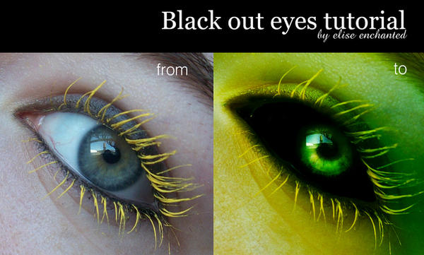 Black out eye tutorial