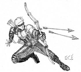 Hawkeye in action