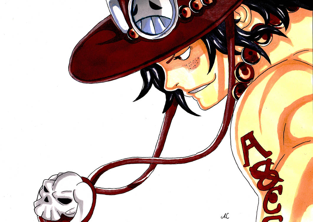 ace from one piece by Erua2 on DeviantArt
