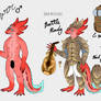 Rivrr Anthro Amphibian Dragon Character Sheet