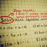 Dear Maths...