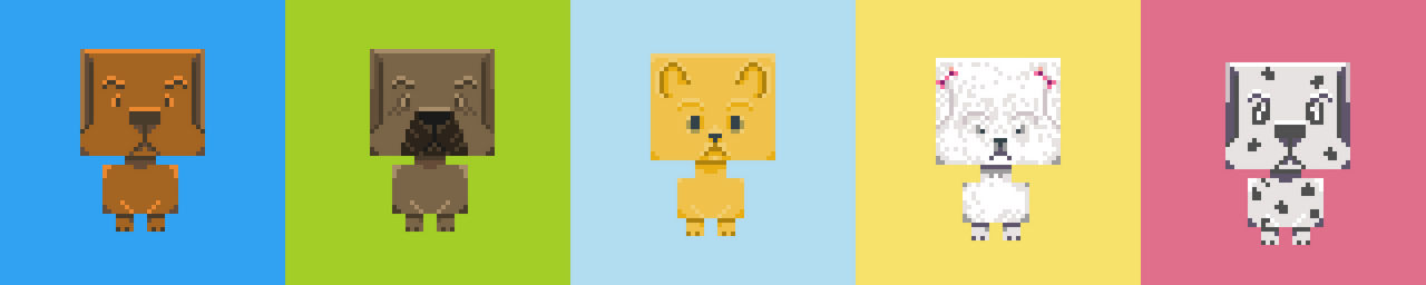 Cube-dogs by Maixsa on DeviantArt