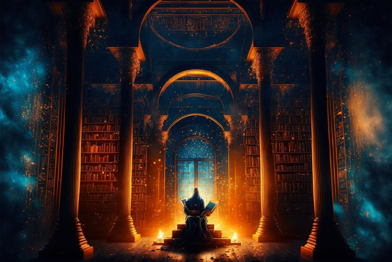 Forbidden Library Drawing The Forbidden Library by JJewell0915 on DeviantArt