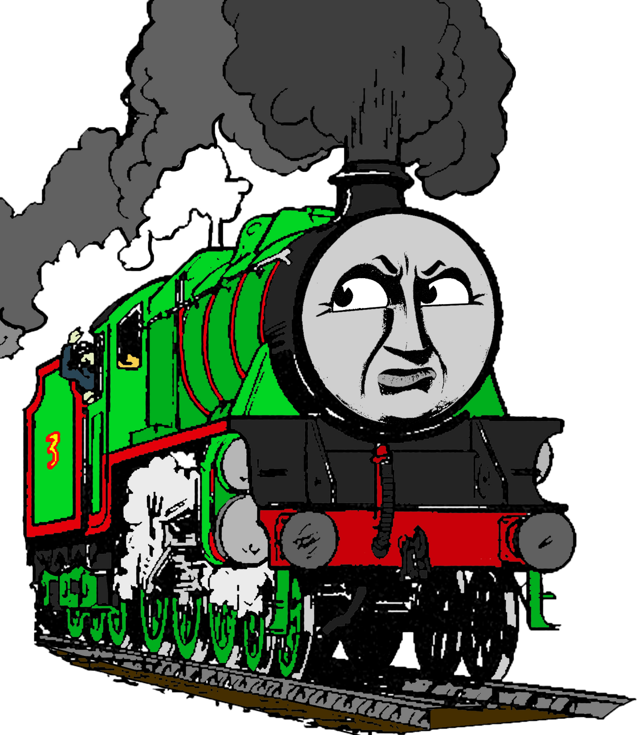 Henry The Green Engine By Studio Brunel On DeviantArt Henry the green engine by studio brunel on deviantart