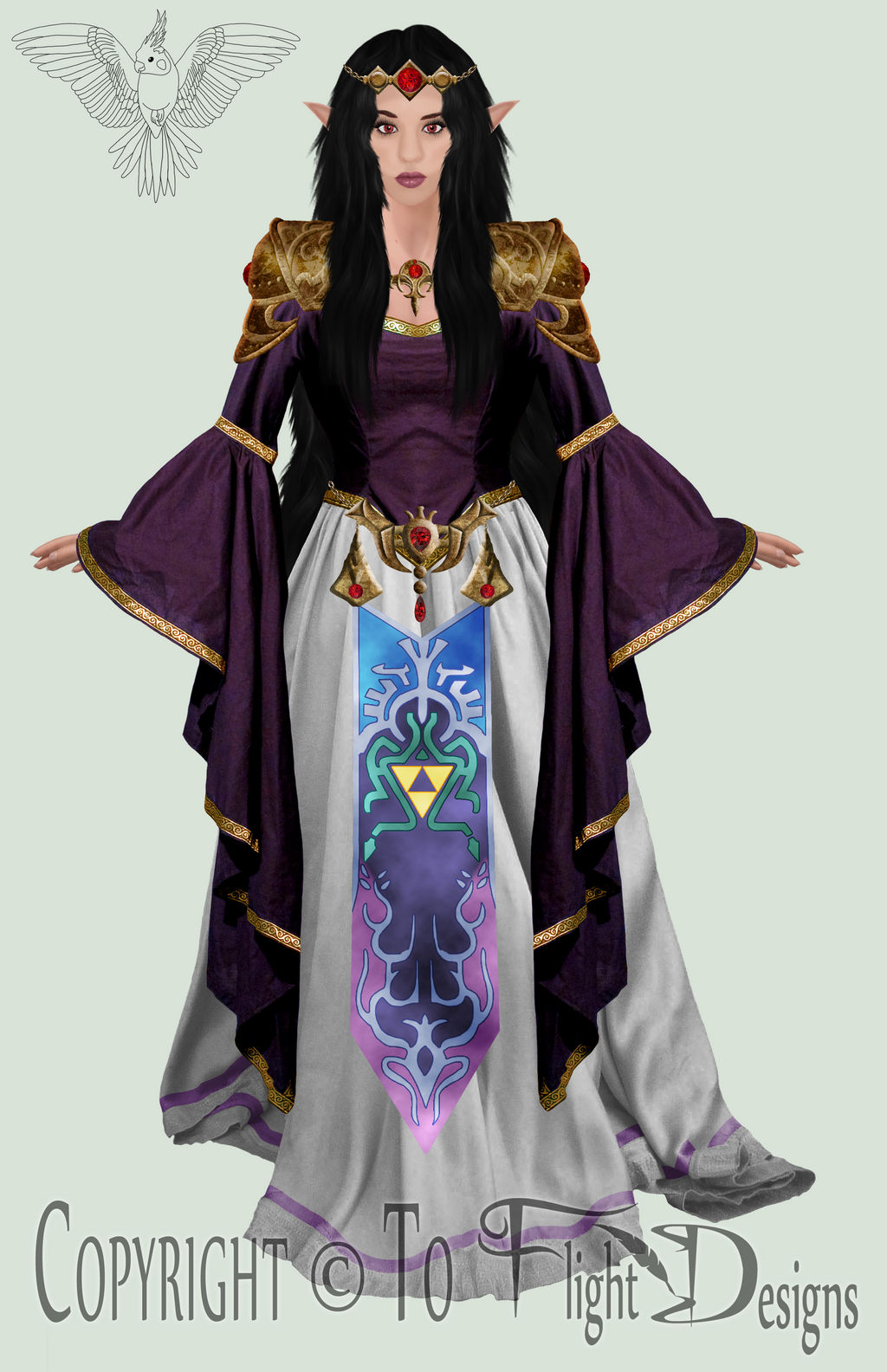 Princess of Lorule (Hilda details) by FlightDesigns on DeviantArt