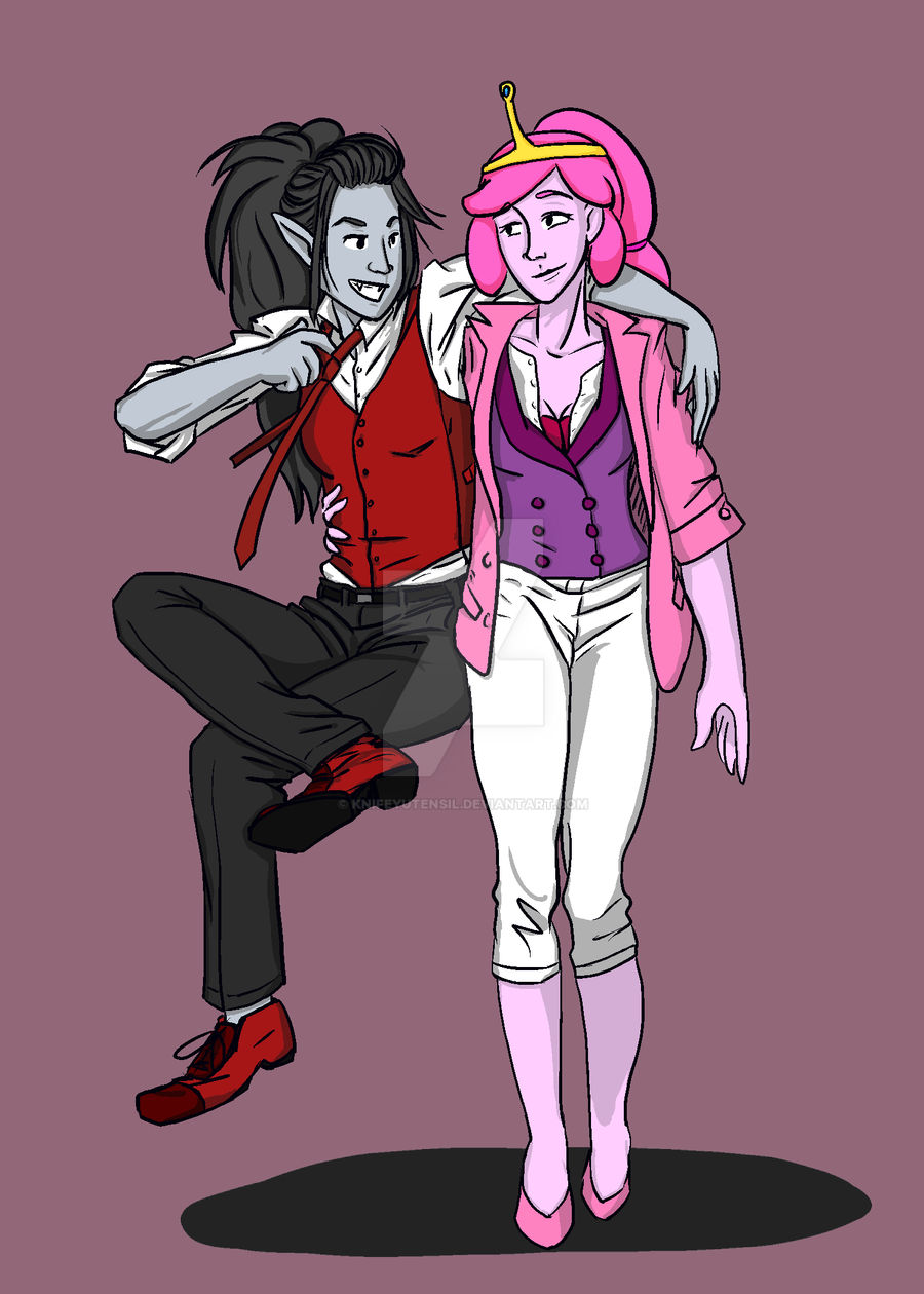 Dapper Marceline and Princess Bubblegum