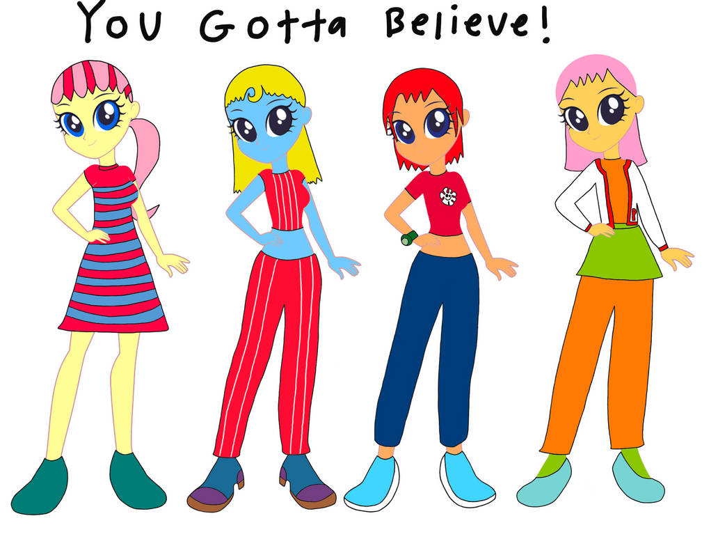 Inverted Color Parappa PaRappa Girls: EG Style by GamerTwins13 on DeviantArt