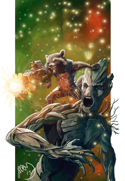 Guardians of the Galaxy - Rocket and Groot