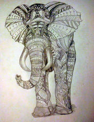 Graphic elephant