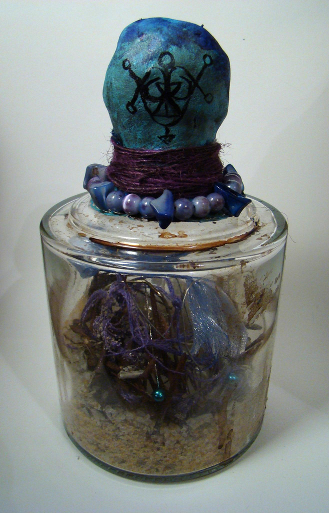 Witch Bottle #26 (back/sigil detail)