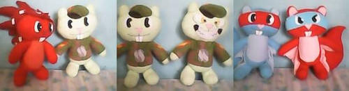 My handmade HTF stufftoys by A-V-J