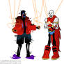 Underswap Sans and Undertale Papyrus by A-V-J on DeviantArt