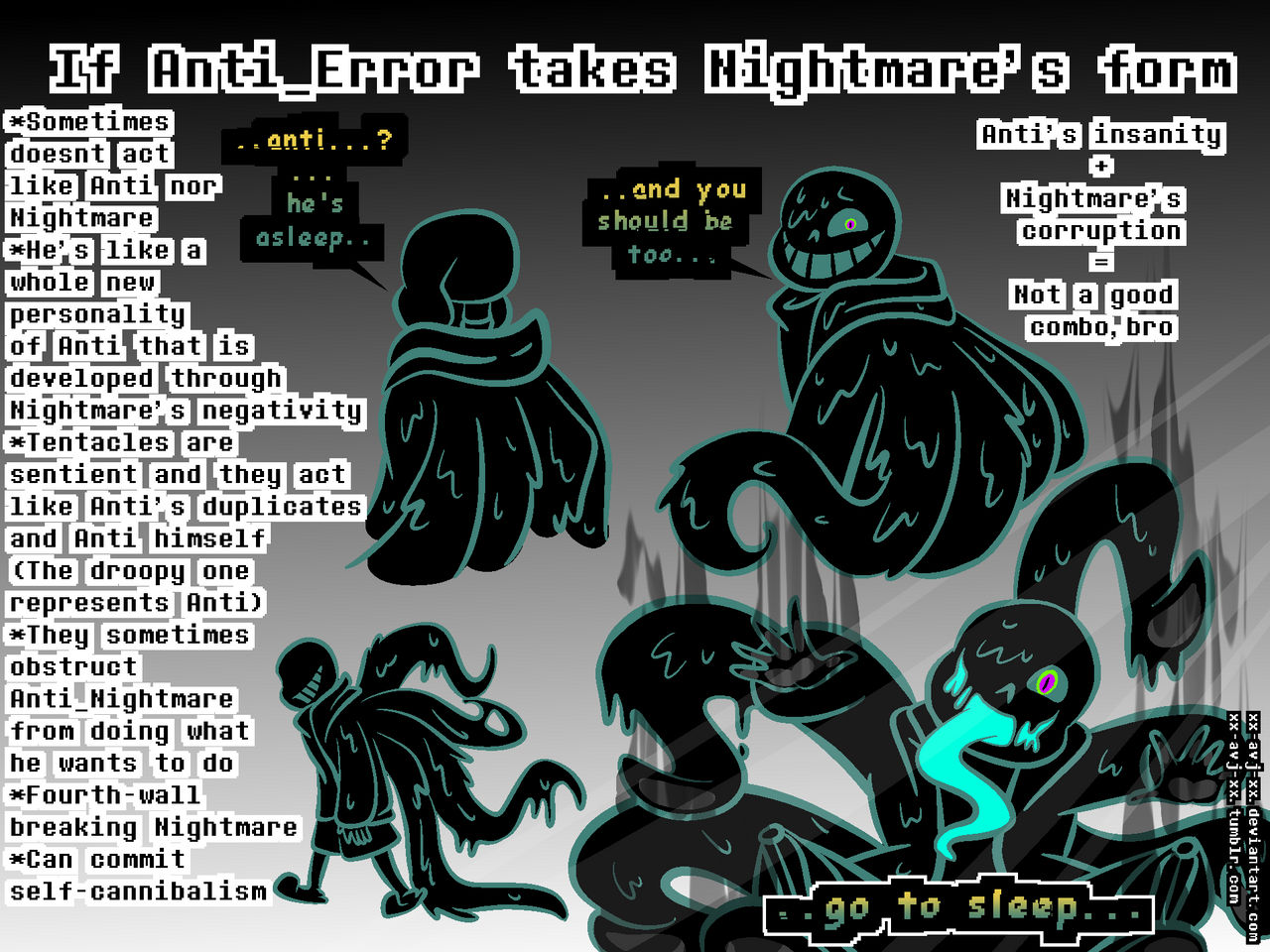 Corrupted!Nightmare, New Undertale Fanon AU Wiki