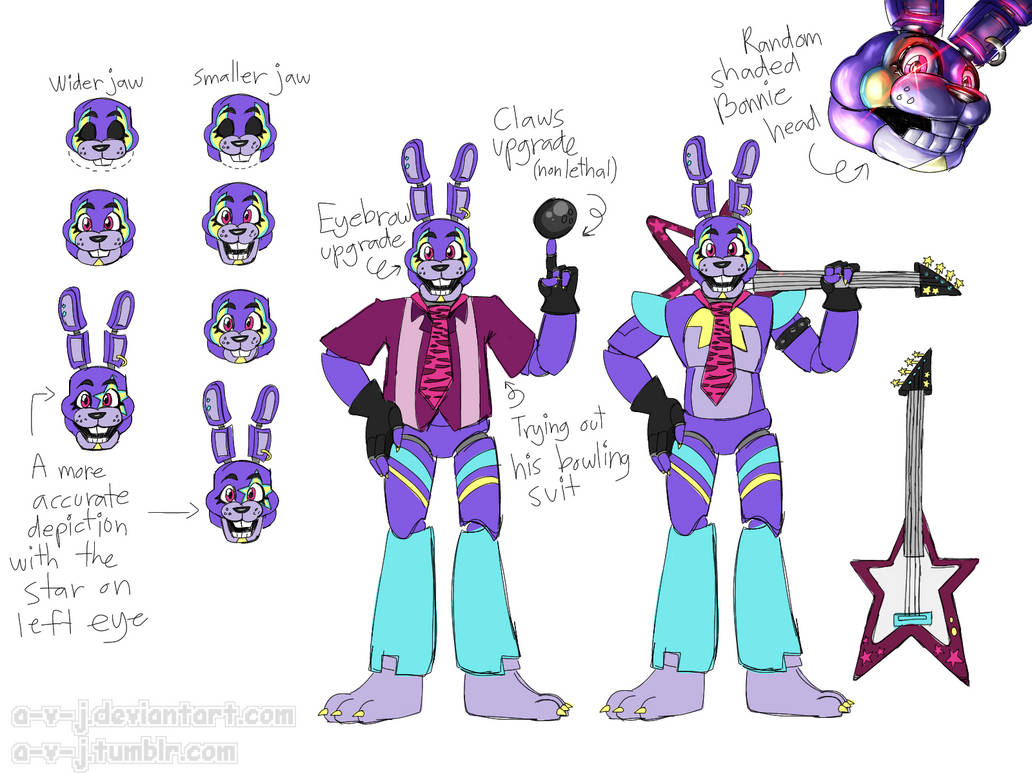 Forever & Ever — slowly learning to draw glamrock bonnie in my