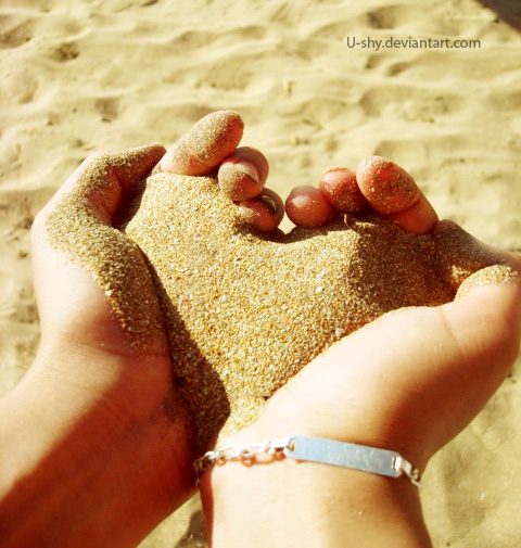 Sand heart