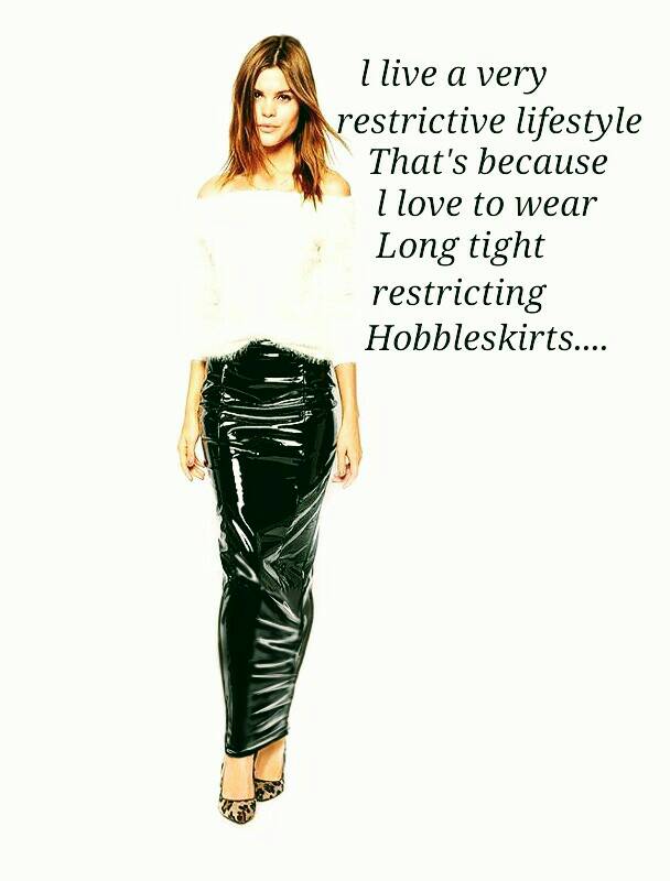 Hobble skirt Restriction by Jillhobbley on DeviantArt