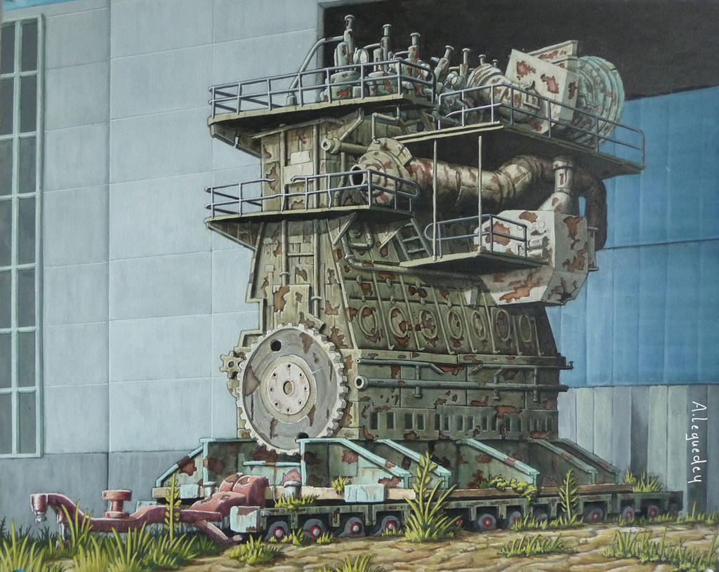Giant Engine Deviantart Giant Motor by AlexLeguedey on DeviantArt