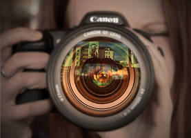 World inside the camera.