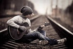 guitarist and railraod 3 by JunKarlo