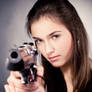 A girl with the Gun