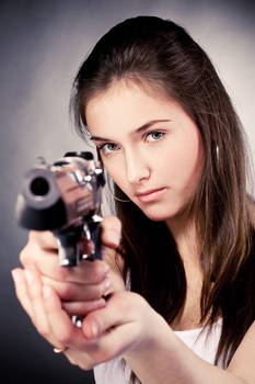 A girl with the Gun