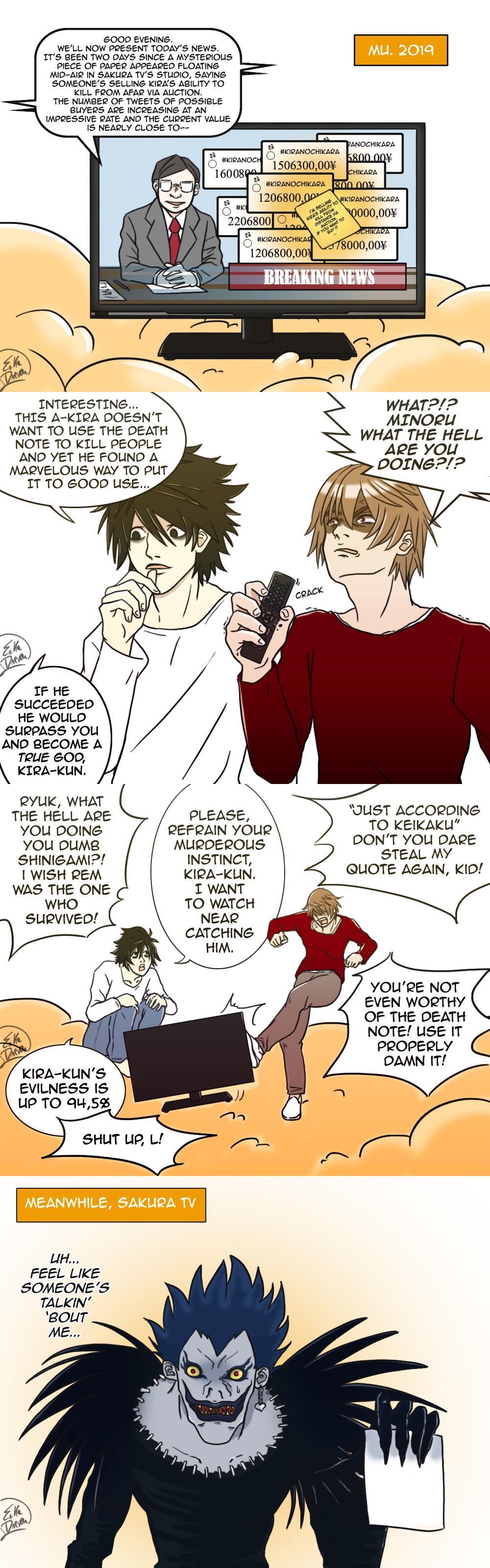 Death Note One Shot By IkaTheMadHatter On DeviantArt